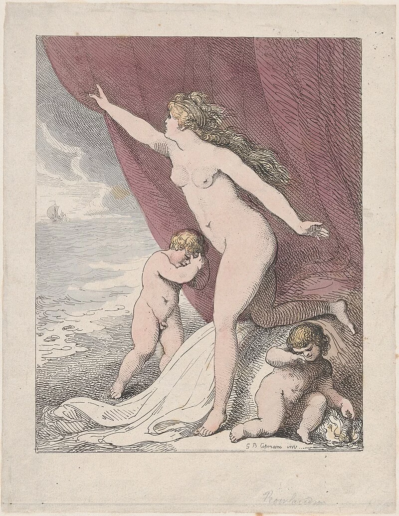 Arianna abbandonata da Teseo